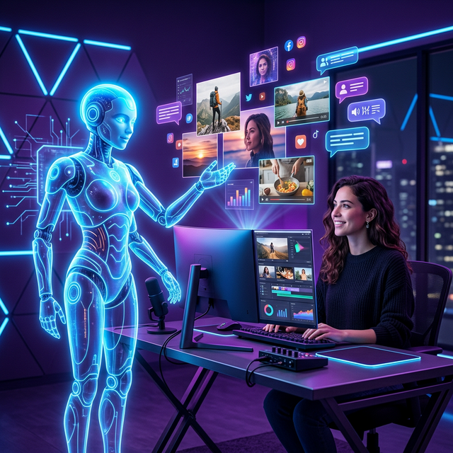 IA para Creadoras: Cómo Usar la Inteligencia Artificial para Crear Más Contenido en Menos Tiempo